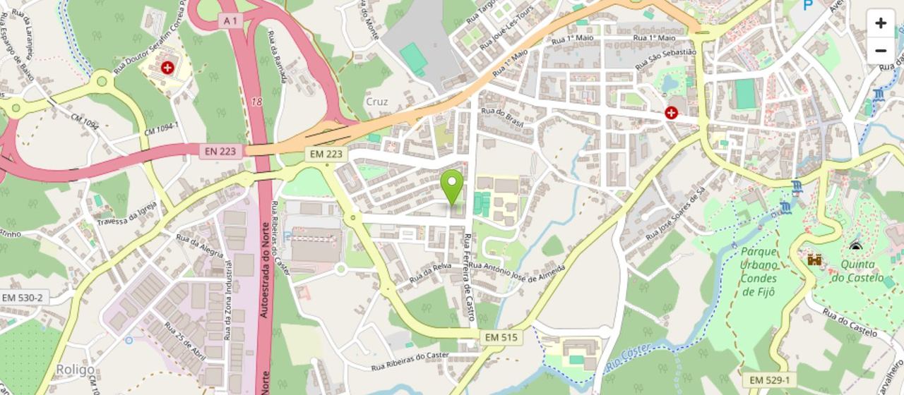 Mapa da localização da Clínica MECE — Rua Doutor Fernando Miranda 26-fracção B, 4520-226 Santa Maria da Feira